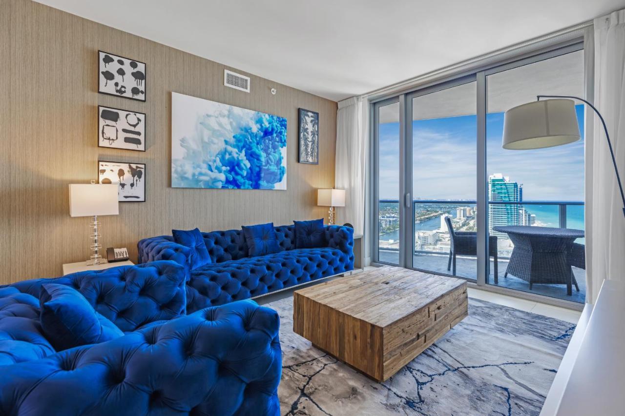 The Ultimate Resort - Beachfront 2 Bedroom Apartment With Direct Ocean View, Rooftop Pool, Hot Tub And Gym Hollywood Exterior foto