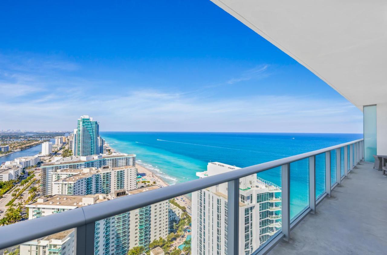 The Ultimate Resort - Beachfront 2 Bedroom Apartment With Direct Ocean View, Rooftop Pool, Hot Tub And Gym Hollywood Exterior foto